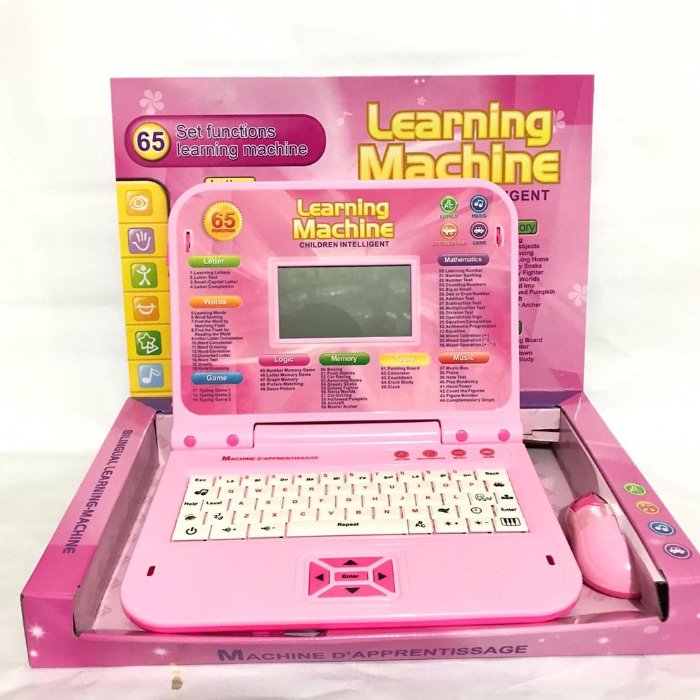 Miliki Sekarang ALAT BANTU BELAJAR ANAK NOTEBOOK LEARNING MACHINE / MAINAN LAPTOP BELAJAR L7E