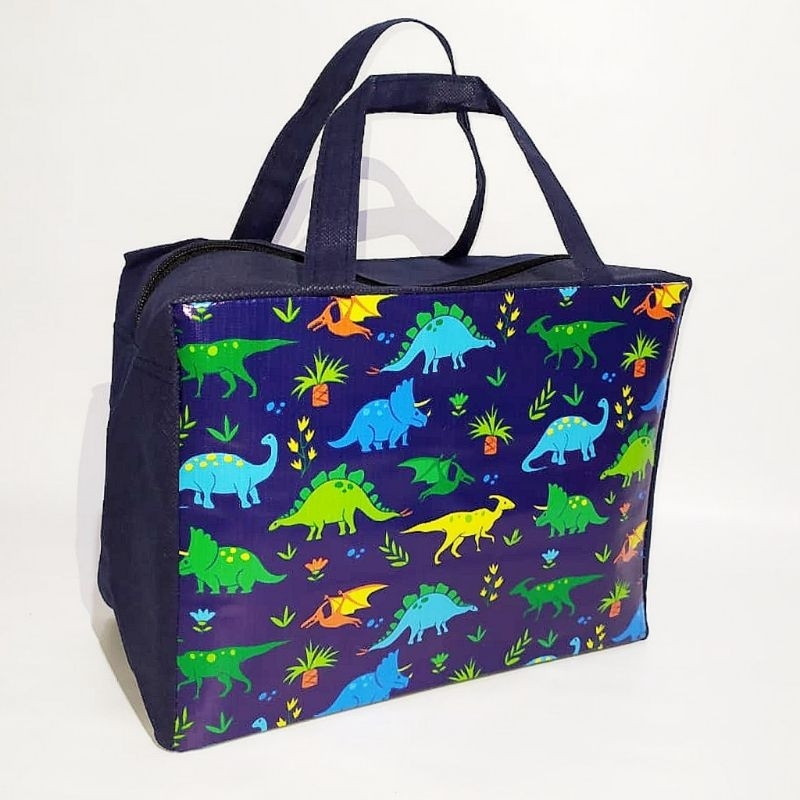 

Tas Resleting Souvenir Ulang Tahun Anak Tas Ultah Ready Stok Siap Kirim Motif Dinosaurus