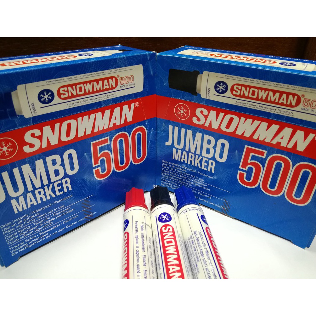 

3l Baru SPIDOL PERMANENT JUMBO MARKER SNOWMAN 500 [302]