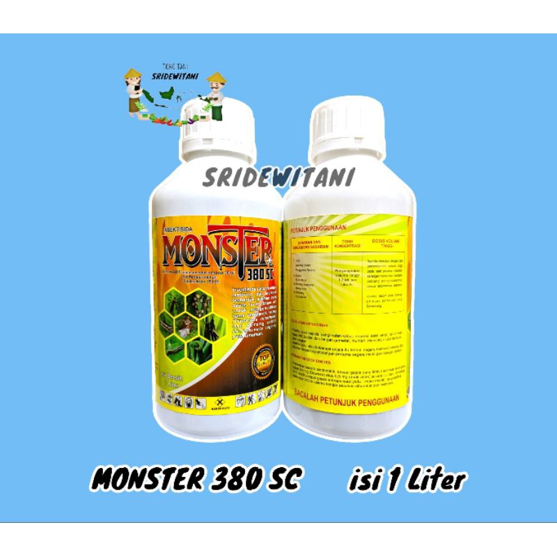 INSEKTISIDA MONSTER 380sc 1 LITER Pembasmi Semua Hama Tanaman