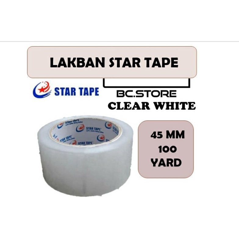 

[❇O70\] LAKBAN ( 6 PCS ) 100 YARD X 45MM BENING LENGKET STAR TAPE KUALITAS TERBAIK MURAH #lakban #isolasi #selotip #tapeperekat #pengikatpelengket #superlengket #ringan #lakbanbogor #lakbanmurah #lakbanopp #lakbankualitasterbaik #perlengkapankantor Prom