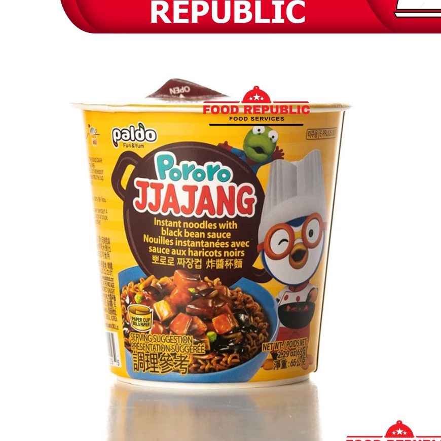YTLR7177 STAR PORORO JJAJANGMYUN 65 GR JAJANGMEN JAJANGMYEON CHAJANG MIE ANAK INSTANT