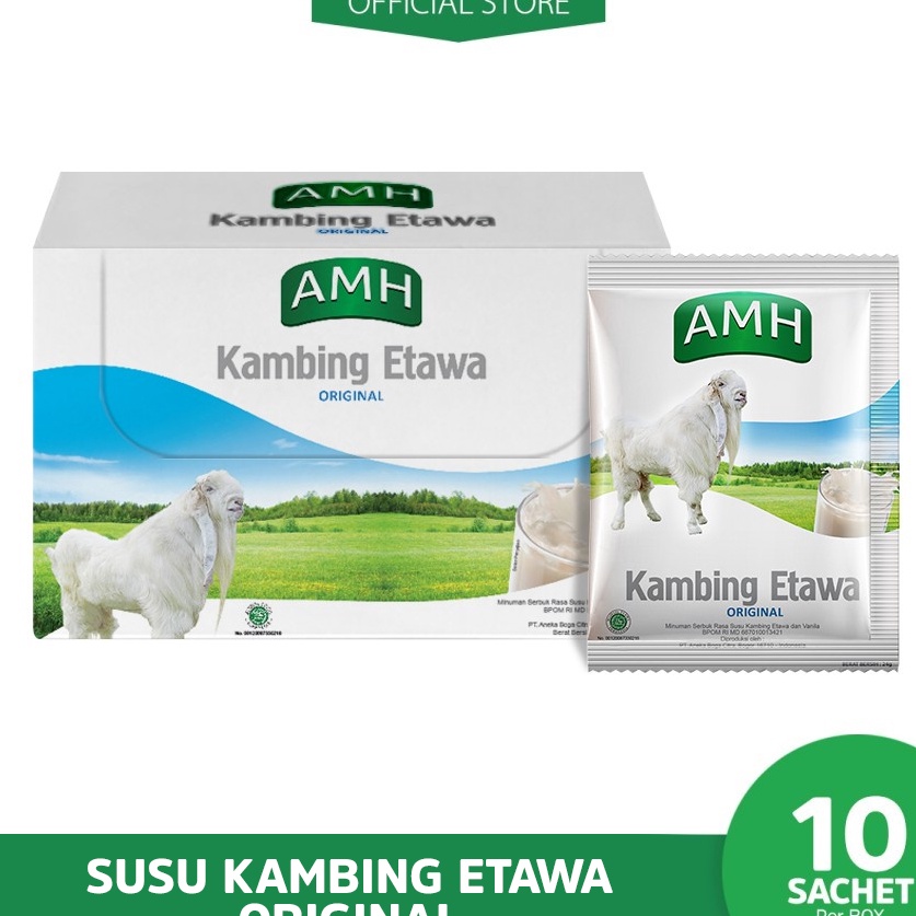 

XNBN3245 Terbaru 3.3 AMH Susu Kambing Etawa Variant Original Box (10 sachet)