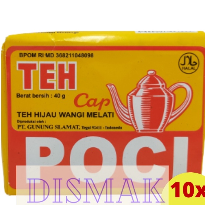 

TJQZ2177 Terlaris Teh Poci Kuning Superioe 10 pcs x 40 gram