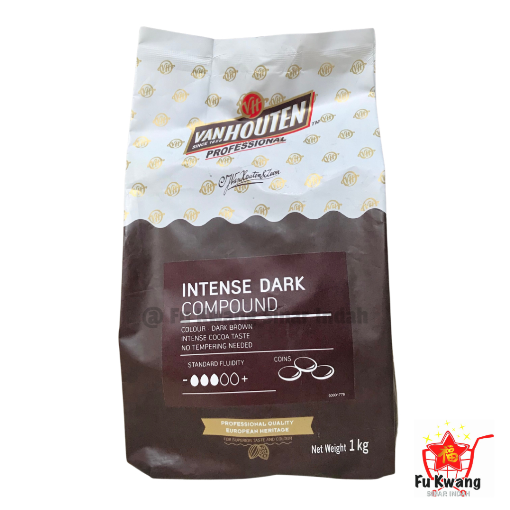 

Van Houten Intense Dark Compound Coin / Cokelat Coin / Dark Chocolate / Cokelat Compound / Coklat