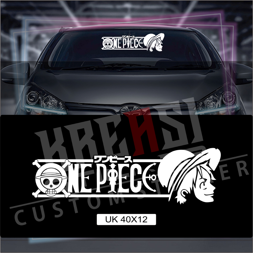 STIKER  LUFFI ONE PIECE STIKER MOBIL ONE PIECE  STIKER DINDING ONE PIECE