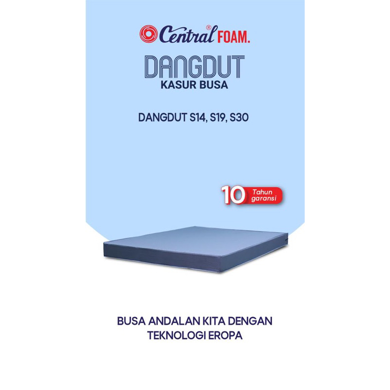 Kasur Busa Central Springbed Dangdut Foam matras busa garansi 10 tahun kain Knitting sleting