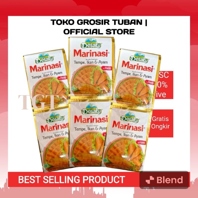 

(RENCENG) MARINASI DESAKU 12PCS BUMBU GORENGAN TEMPE IKAN AYAM