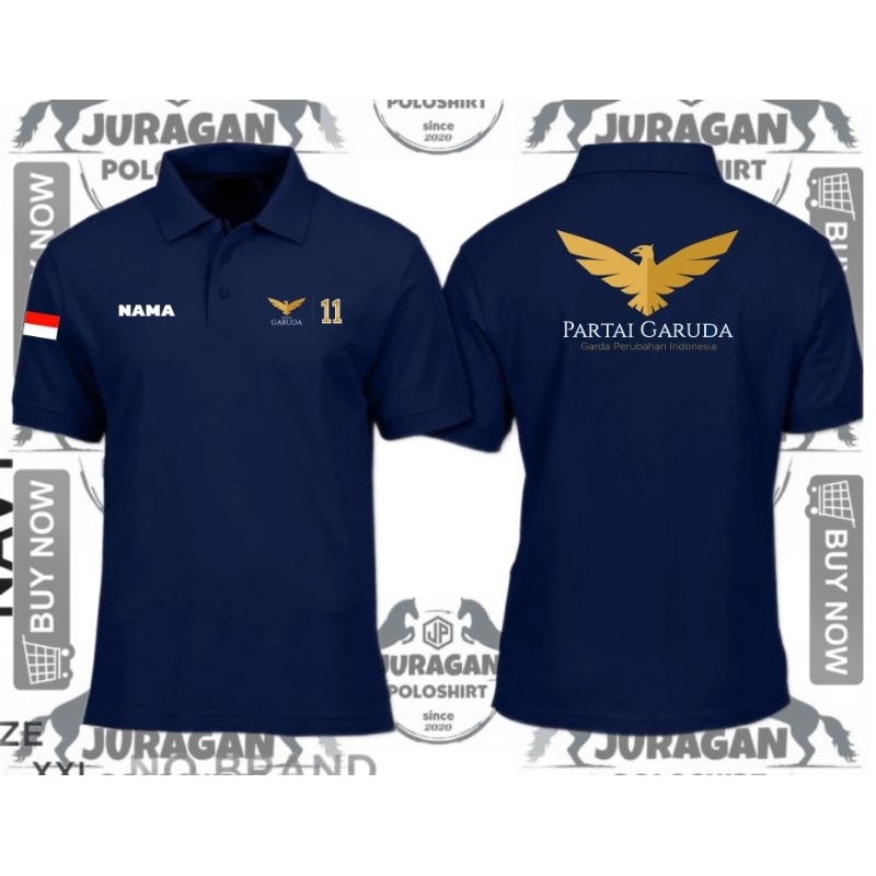 POLOSHIRT PARTAI GARUDA - BAJU POLO KERAH PARTAI GARUDA - PARTAI GARUDA - KAOS KERAH PARTAI GARUDA -