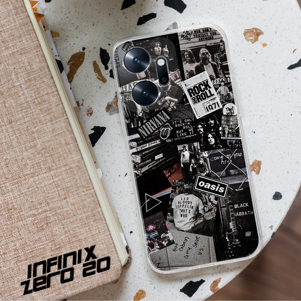 Case INFINIX ZERO 20 - Casing INFINIX ZERO 20 Terbaru 2023 MIRACLE CASE [ MOTIF 48 ] Silikon INFINIX