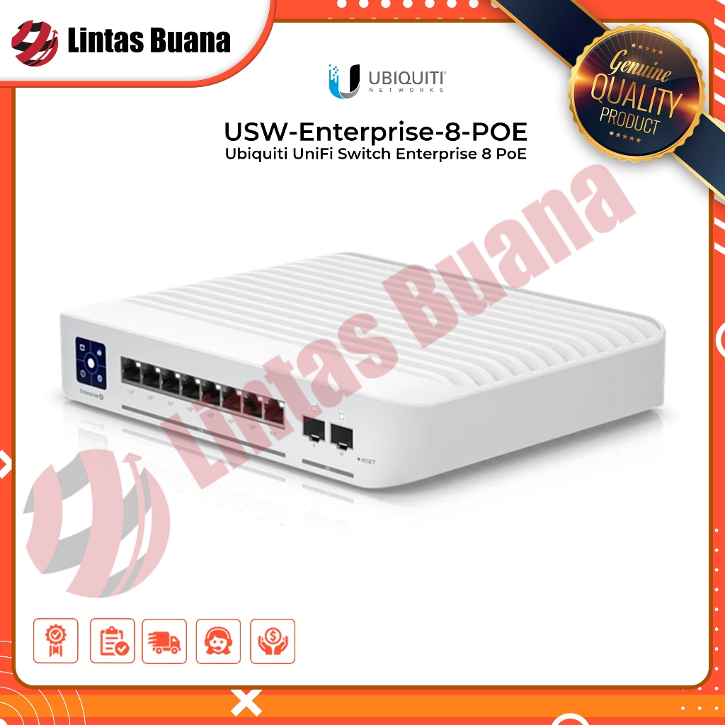Ubiquiti UniFi Switch Enterprise 8 PoE ; USW-Enterprise-8-PoE