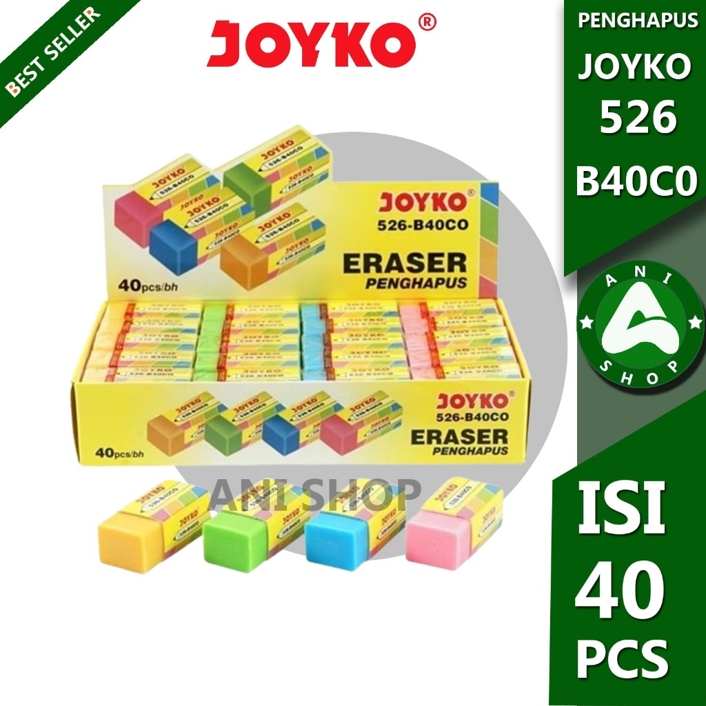 

PENGHAPUS JOYKO WARNA 526 B90C0 I PAK ISI 40 PCS ani shopp
