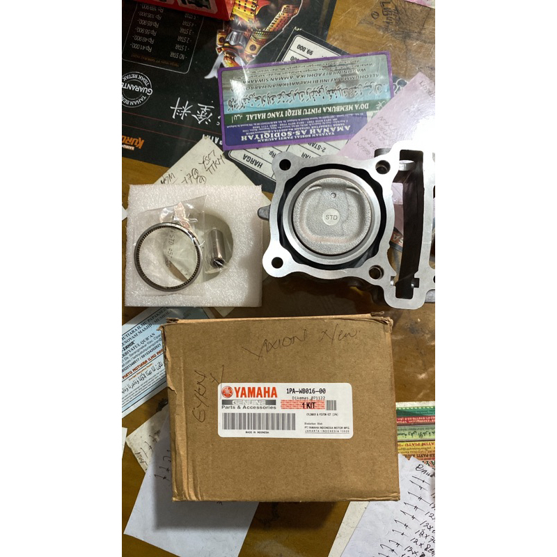 Blok block seher cylinder boring vixion old new 1PA Original