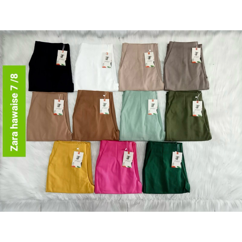 Celana FAUZIRA Ankle Pants Wanita bahan Zara
