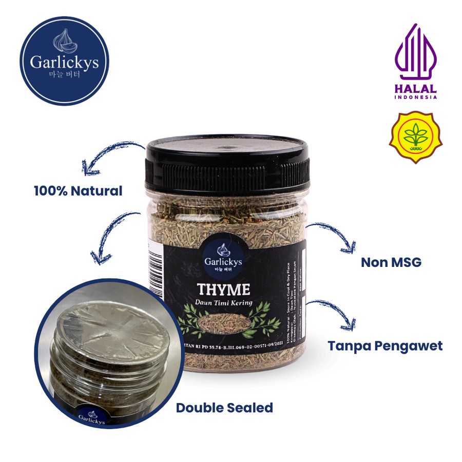 

Daun Thyme Leaves / Daun Thyme Kering / Dried Thyme Bubuk Premium