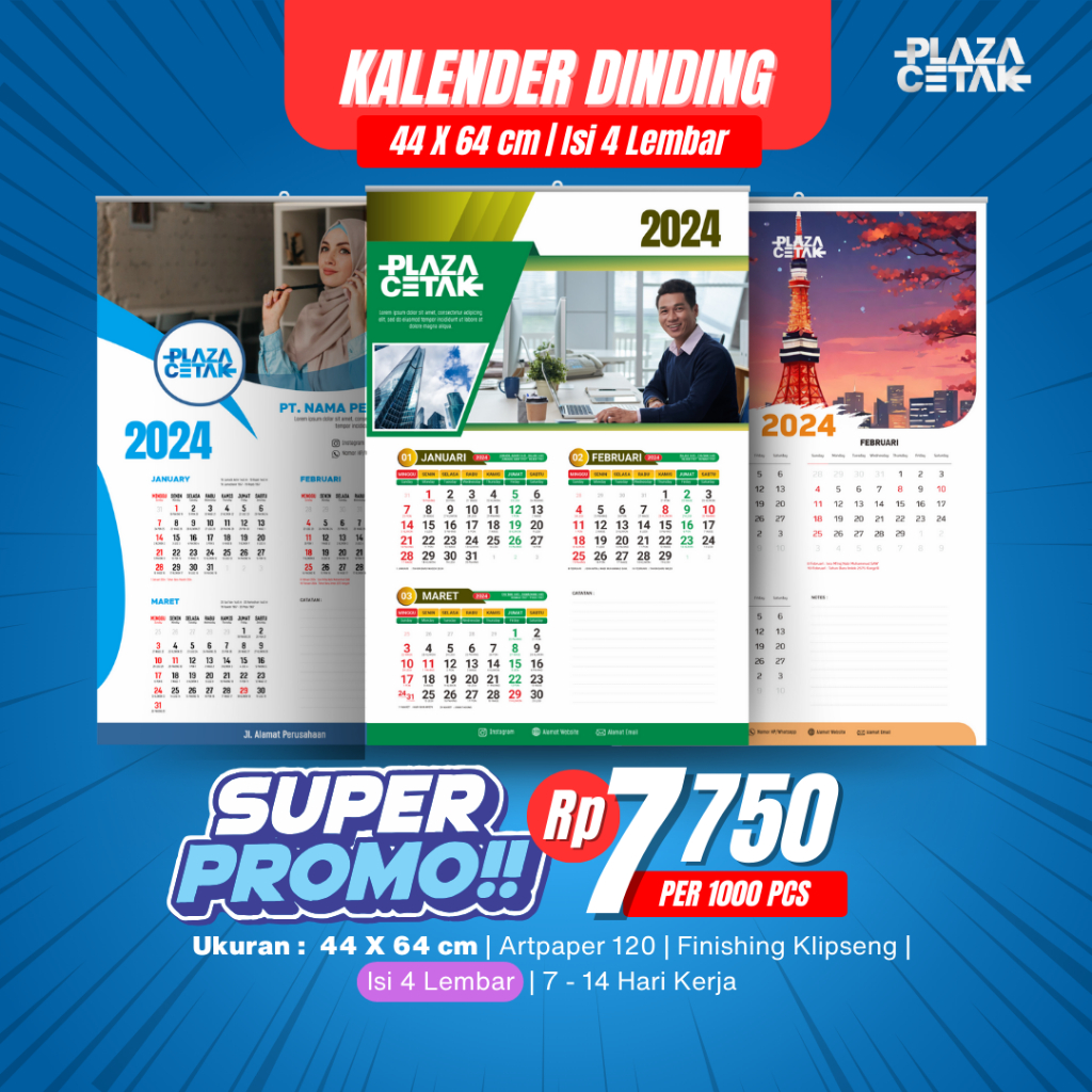 

Kalender Dinding 44x64 cm (isi 4 halaman)
