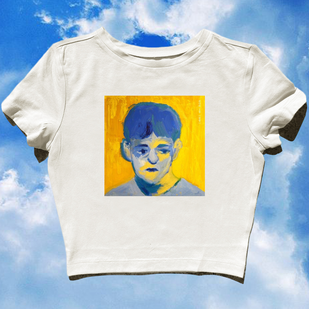 K&TOT | CROP TOP JANNABI ALBUM WHITE | GRUNGE | Y2K | METAL | VINTAGE | AESTHETIC | BAND | MUSIC | R