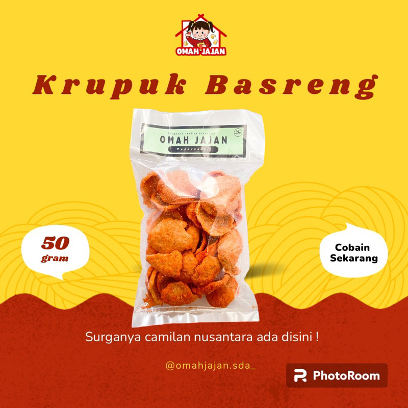 

Krupuk basreng / krupuk basreng pedas balado by omah jajan