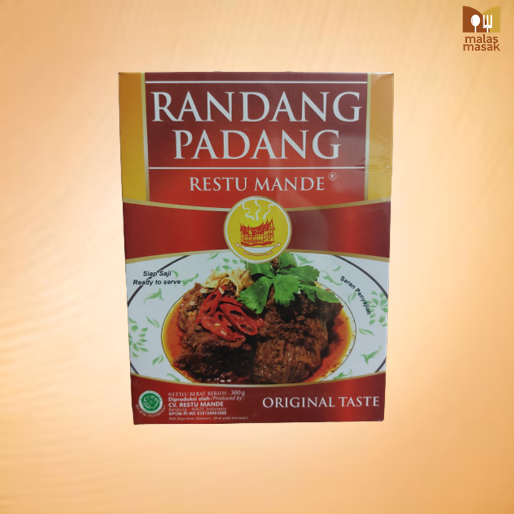 

Rendang Kering Rasa Original Restu Mande Rendang Padang 300gr