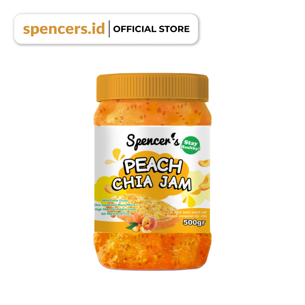 

Spencer's Peach Chia Jam