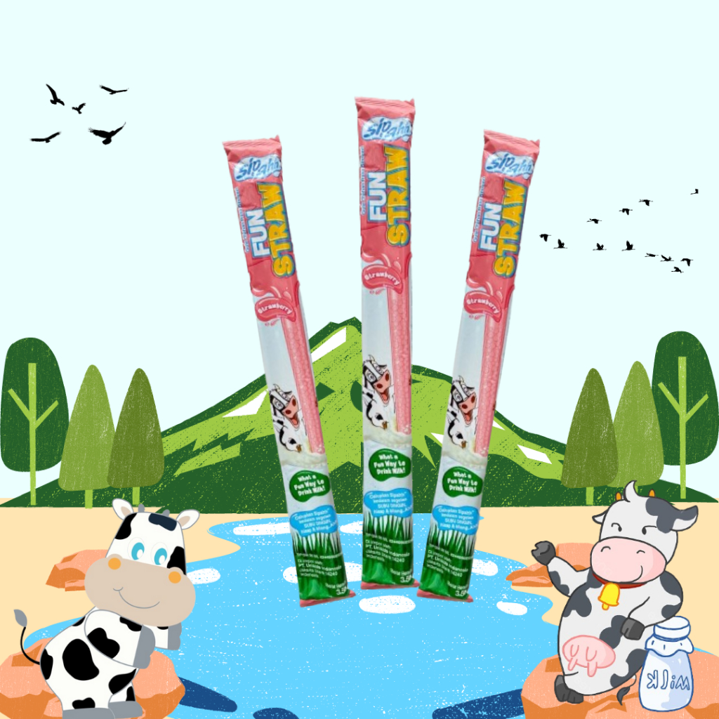 

Sipahh Fun Straw Pack 1's (Strawberry)