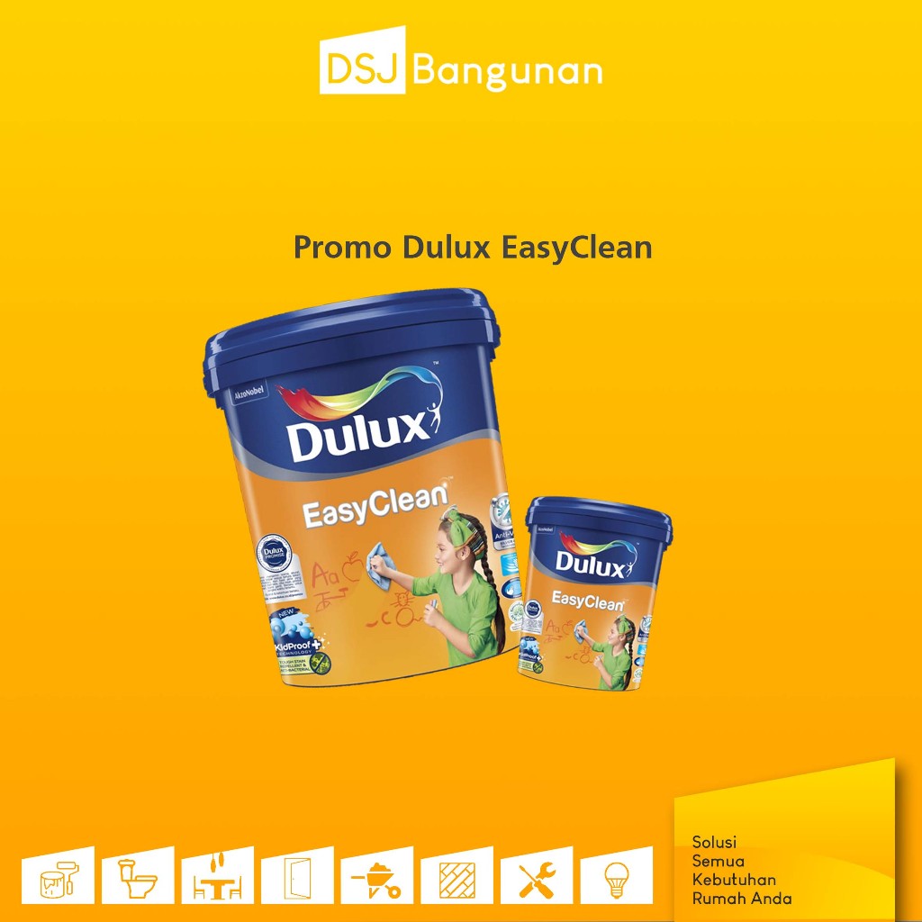 Dulux Easy Clean Cat Tembok Interior 2.5 Liter