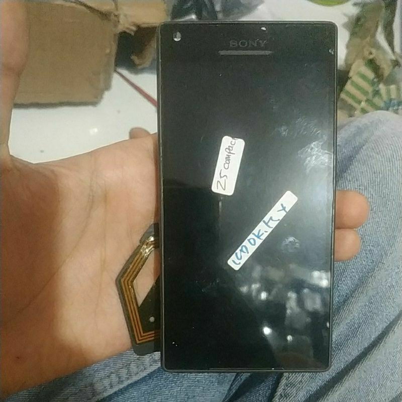 LCD+FRAME BEKAS SONY XPERIA Z5 COMPACT