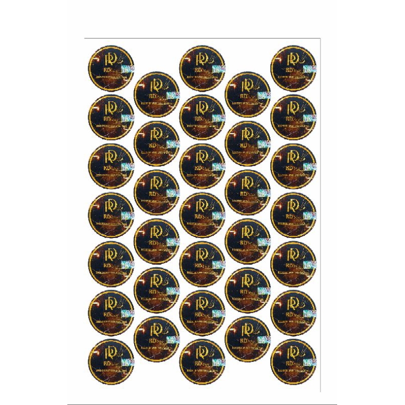 

STIKER HB RD UNTUK POT 100g 50g Per lembar