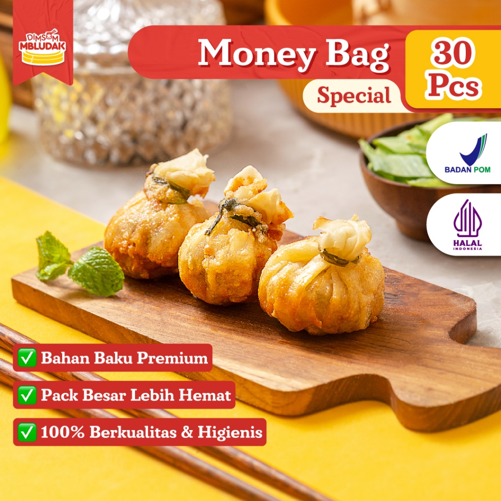 

Dimsum Mbludak Money Bag Frozen Dimsum Special Halal 30 Pcs