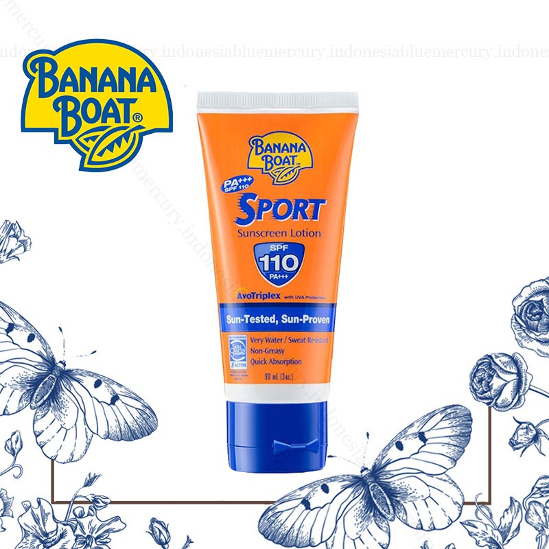 Banana Boat Sunscreen 90ML Banana Boat Sport Sunscreen SPF 110 PA+++  Banana Boat Sunblock