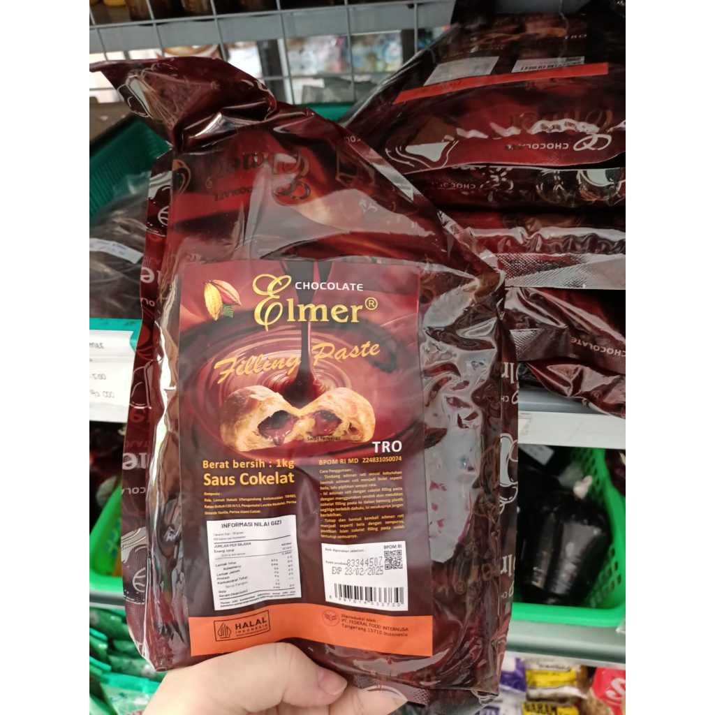 

Isian Coklat Elmer 1kg (Kemasan Original)