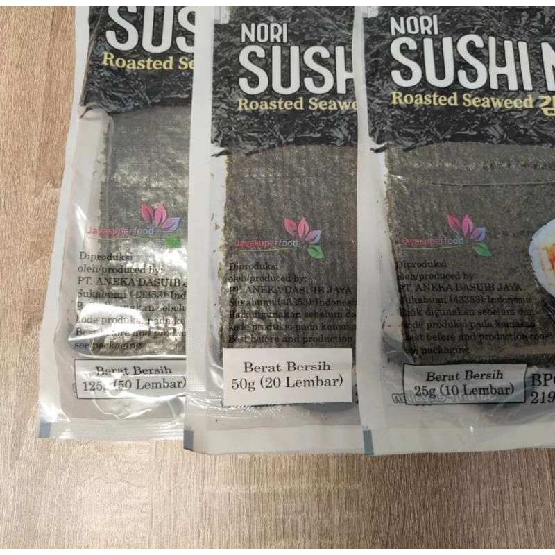 

RB Sushi Nori Gold 10 Lembar - Java Seaweed Rumput Laut Premium 10s Halal