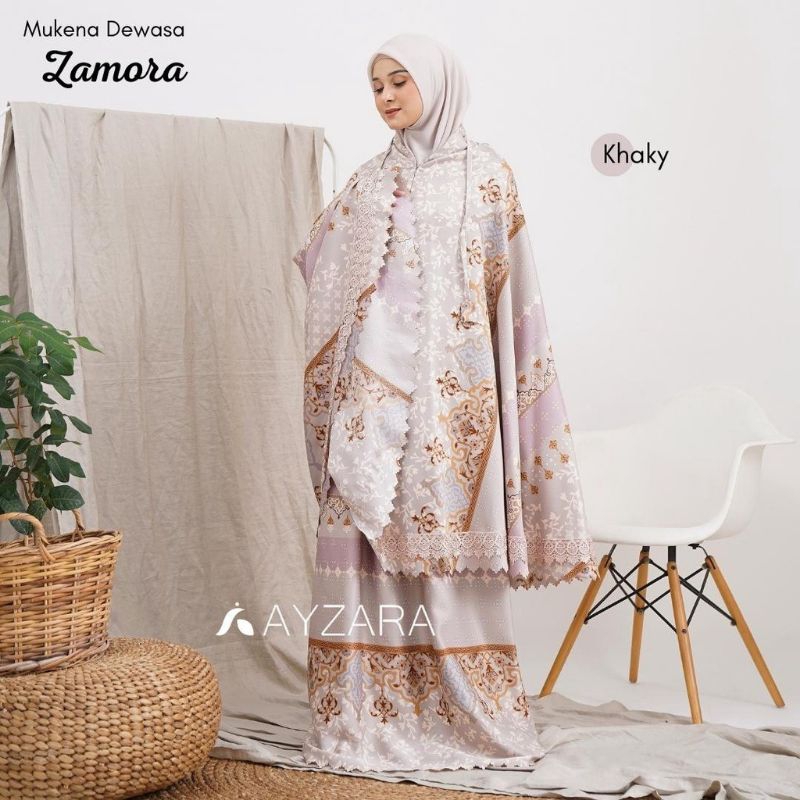 MUKENA AYZARA DIORSILK ZAMORA SERIES DEWASA