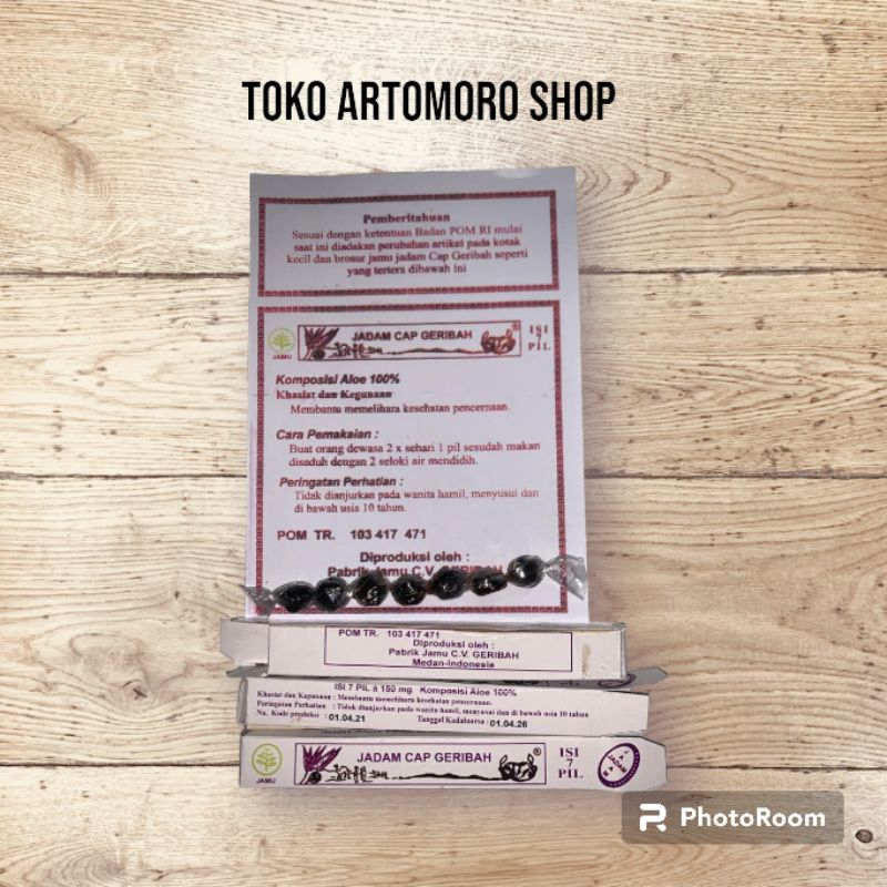 jadam  cap geribah asli isi 7pil
