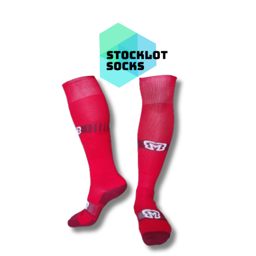 Kaos Kaki Futsal/Sepak Bola MBB Apparel Original Merah (TANPA TAG)