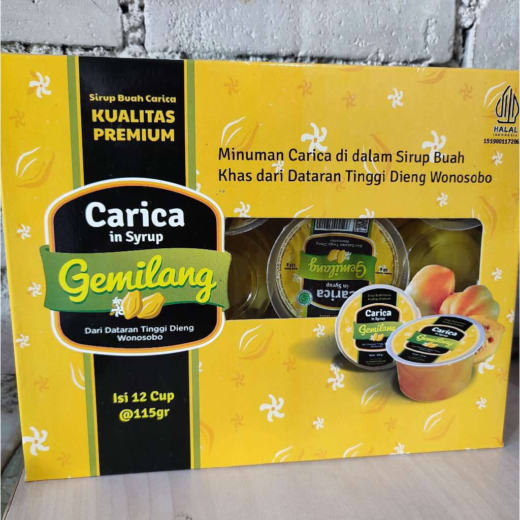 TERMURAH 12 CUP CARICA GEMILANG