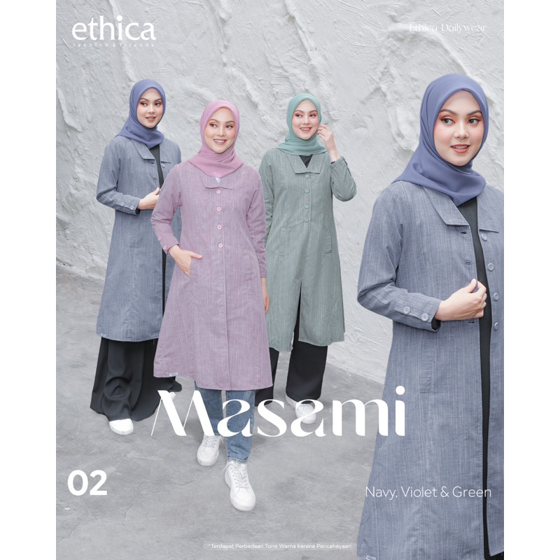 Baju outer atasan tunik ethica terbaru masami 02
