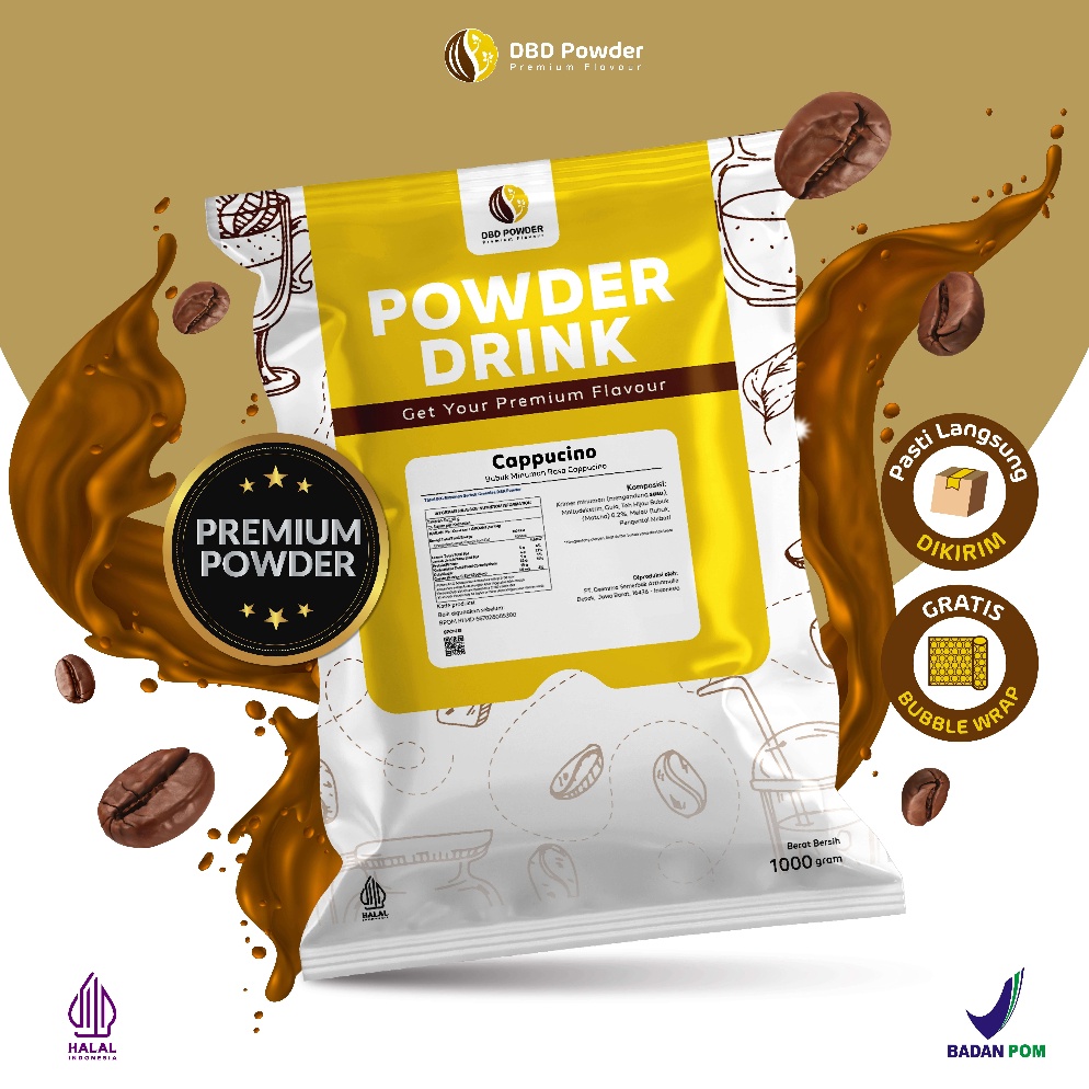 

St0ck Bany4k Bubuk Minuman Kopi Cappuccino - Powder Cappuccino Coffee [54]