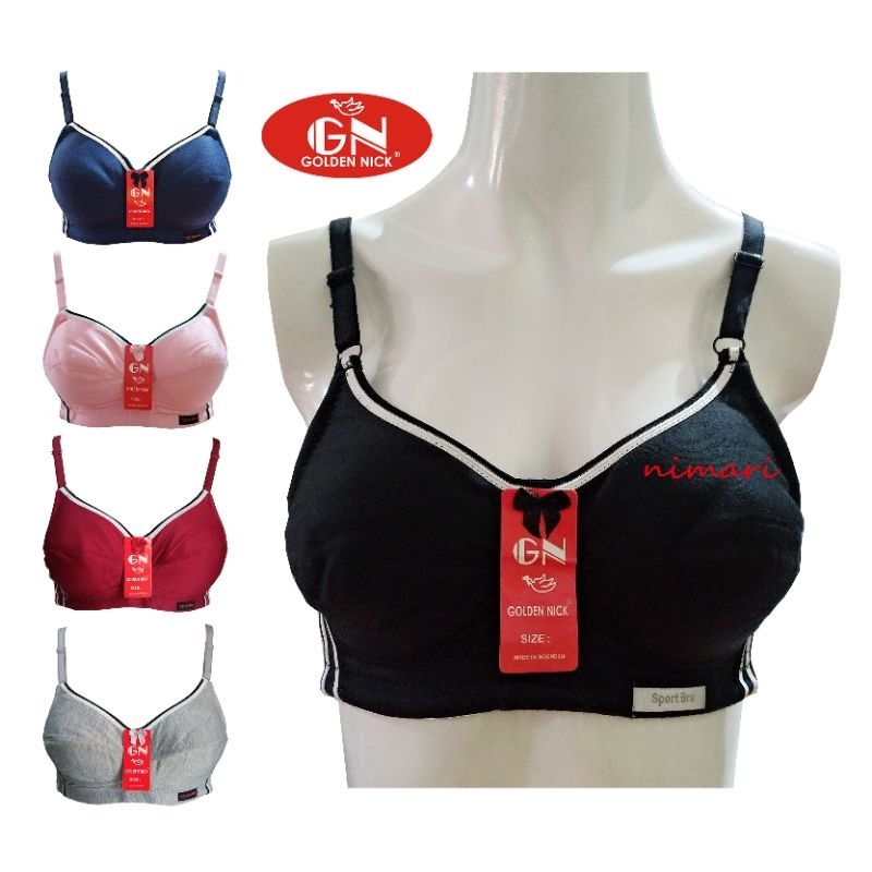 BH SPORT GOLDEN NICK 863// BH GOLDEN NICK KATUN// SPORT  BRA GOLDEN NICK