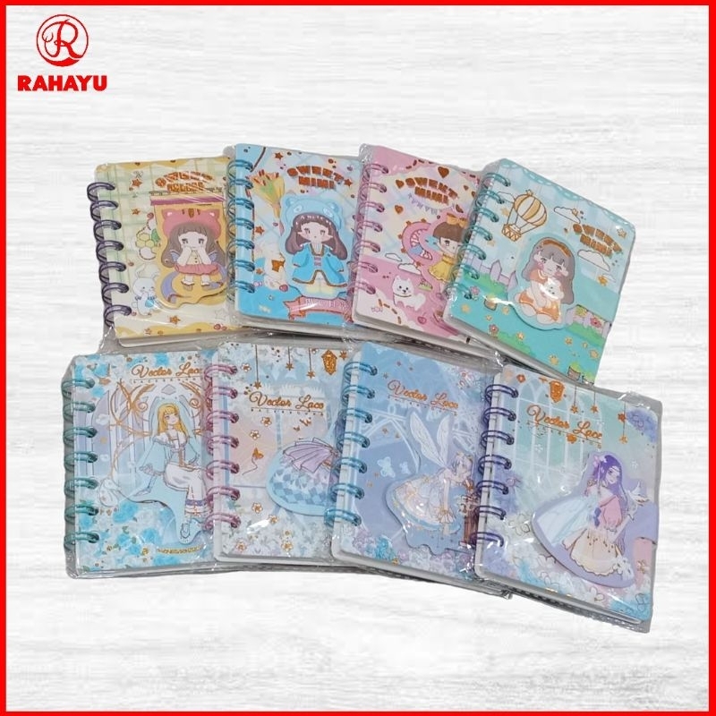 

NOTEBOOK SPIRAL MOTIF KARTUN LUCU