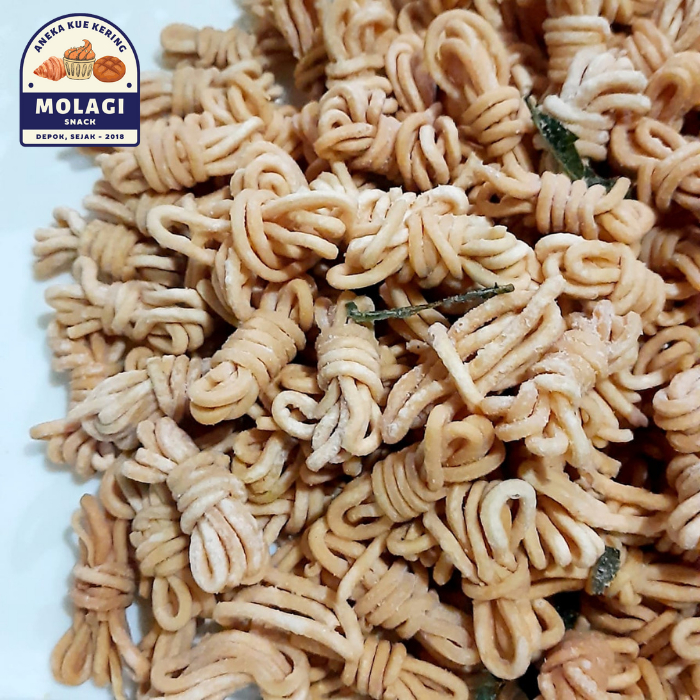 

Mie Uwel Original Gurih Daun Jeruk 250 Gram - Molagi Snack