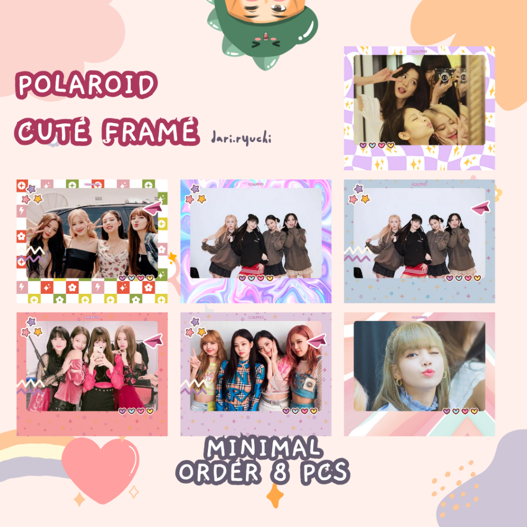 POLAROID STRIP | PHOTOSTRIP | PHOTOBOOTH CUTE FRAME