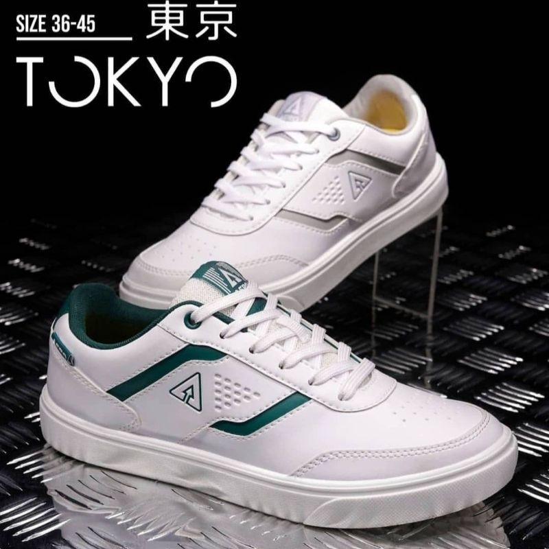 Sepatu Aerostreet Tokyo Putih Abu / Putih Army / Hitam / Navy