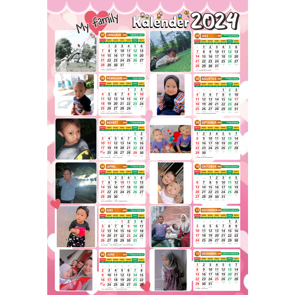 

KALENDER 2022 (PAKE FOTO CUSTOM)