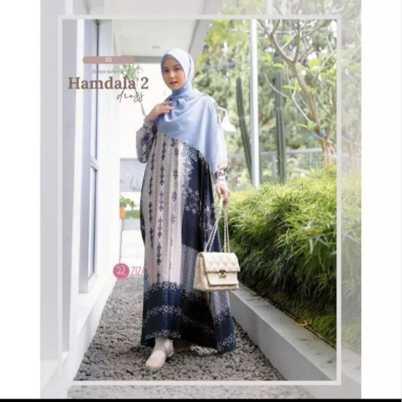 Hamdala Dress by Zizara Size M Gamis Batik Etnik