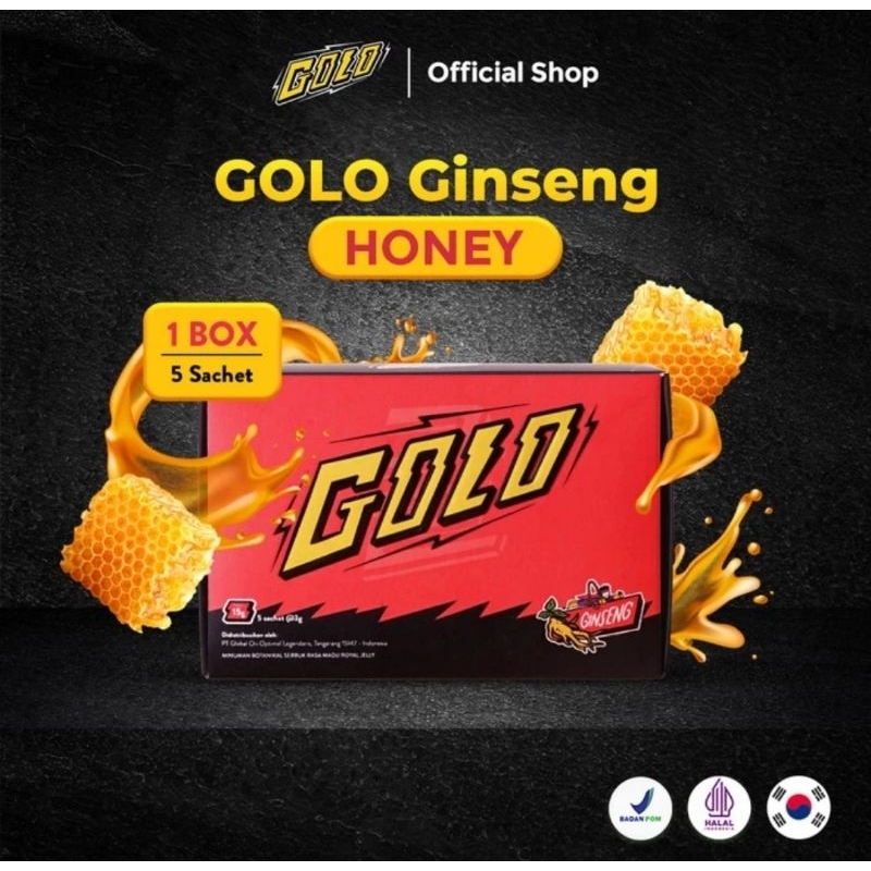 

G0L0 Ginseng Botanical 1 kotak isi 5 sachet