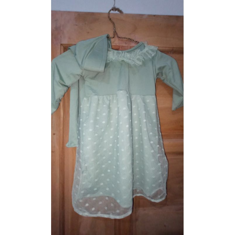 gamis bayi tile sage preloved