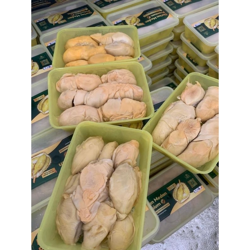 

durian kupas Nias premium berat +-500gr