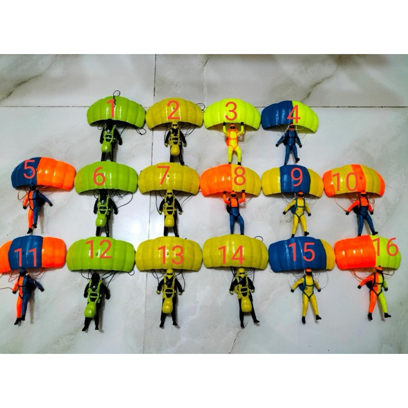 Miniatur terjun payung