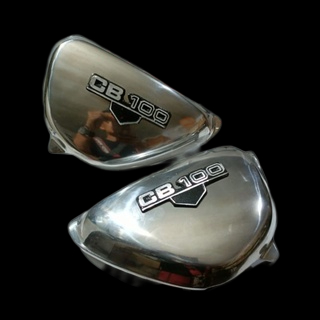 box aki samping cb100 /tutup aki cb100 /tepong aki cb100/kiri kanan (1set) bahan almunium